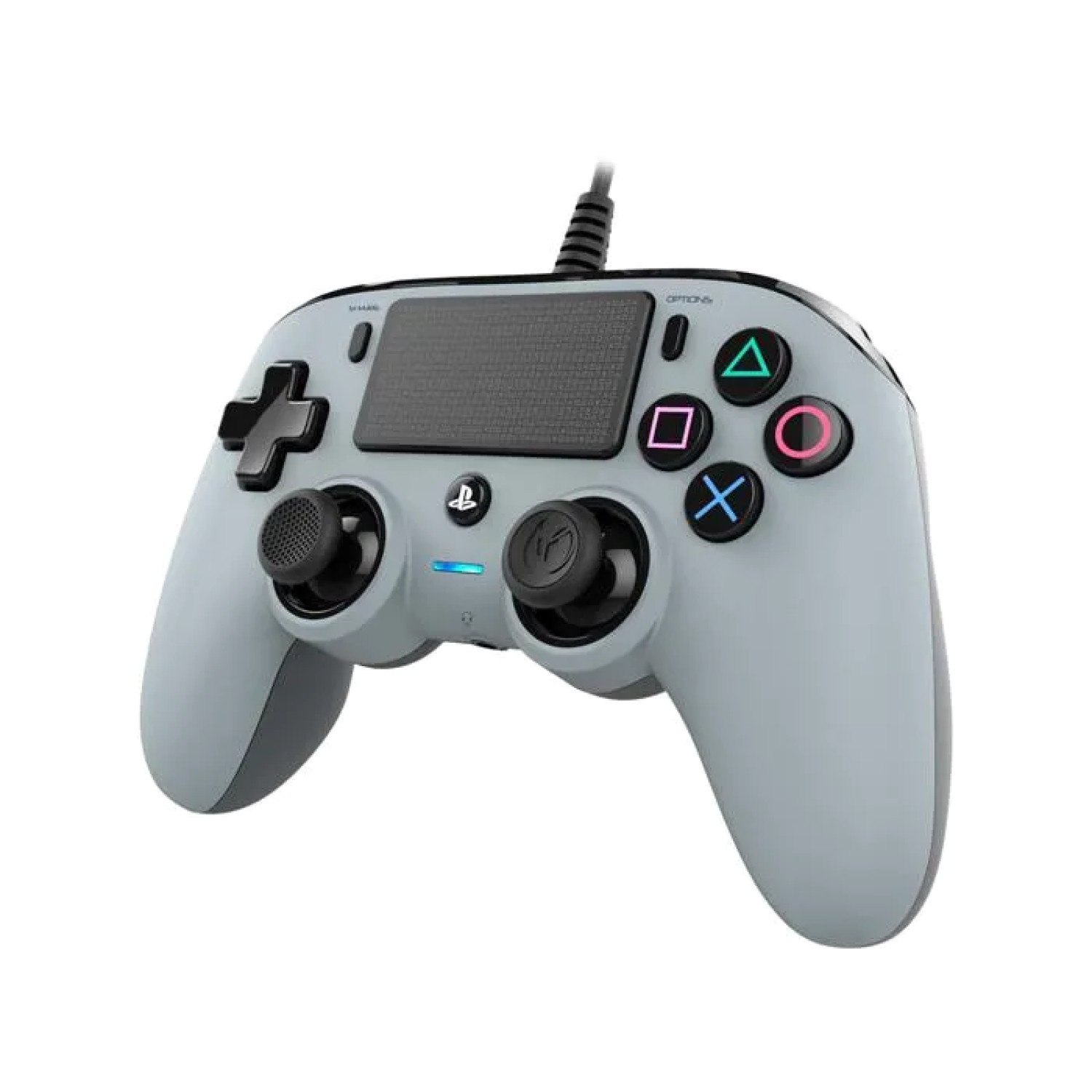 NACON Manette Filaire Compacte PS4 Compatible PC Gris manette - 3