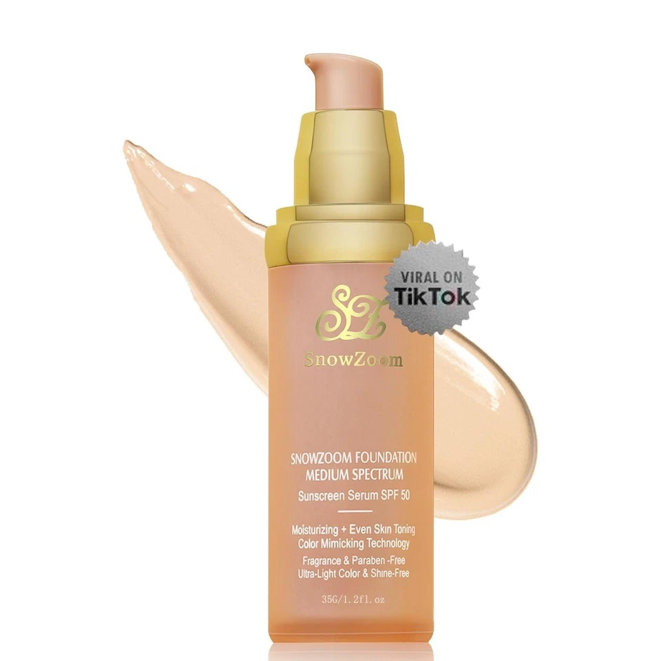 Breathable Waterproof Foundation & Concealer - Natural Finish Makeup with SPF - Image 3 of 4