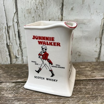 Vintage Wade Johnnie Walker Wasserkrug Krug quadratisch noch stark
