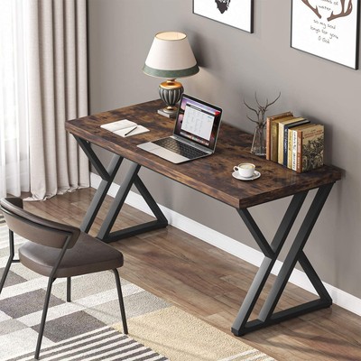 55 Inch Writing Computer Desk, Vintage Style