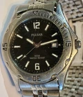 pulsar seiko Mens Vintage Running Quartz Watch VX32-X279