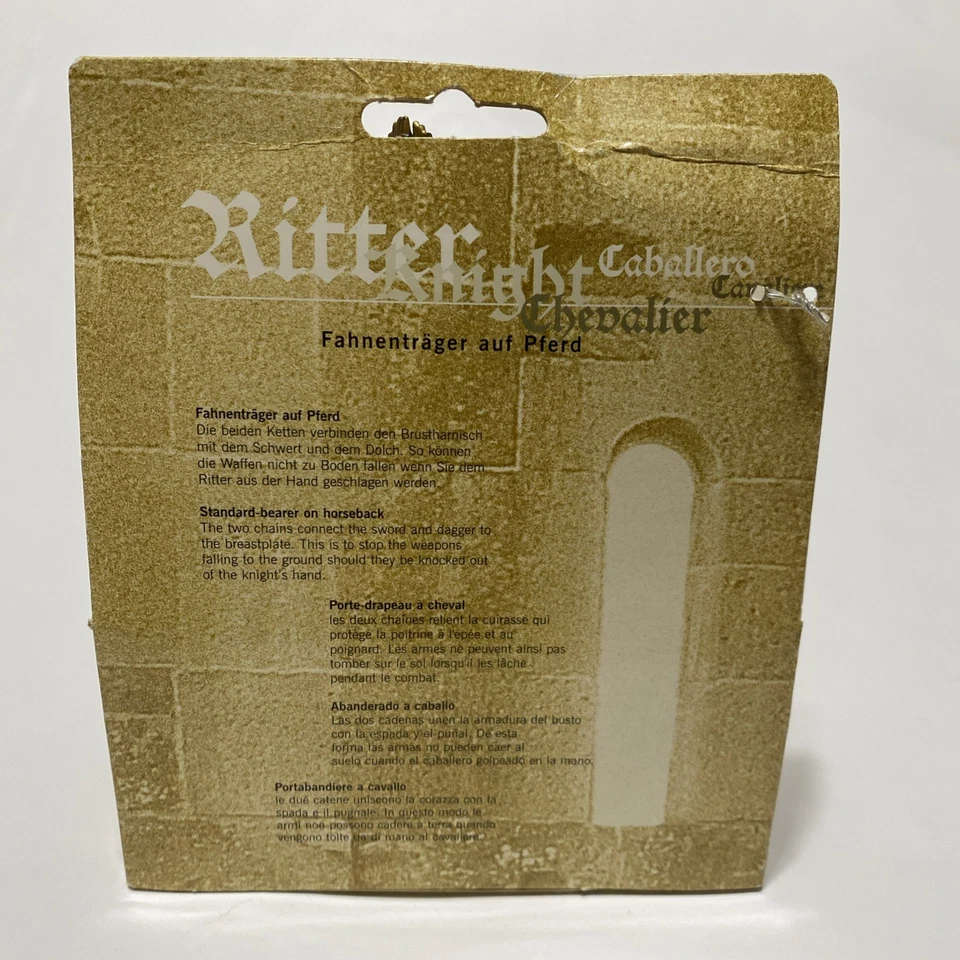 Schleich White Cross Coat Of Arms Tournament Knight # 70035 Retired New In Box - Image 4 of 4