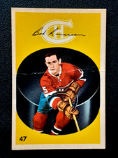 BOB ROUSSEAU RC 1962-63 PARKHURST NHL HOCKEY 62-63 #47 VG+            90135