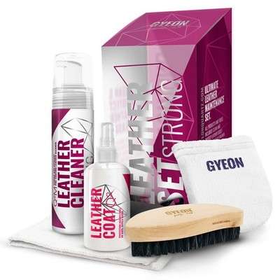 GYEON Q²M LeatherSet starkes Premium Fahrzeuginnenraum Lederpflege-Set 5tlg.
