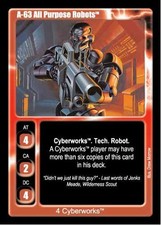 A-63 All Purpose Robots - Premiere Edition - Rifts CCG