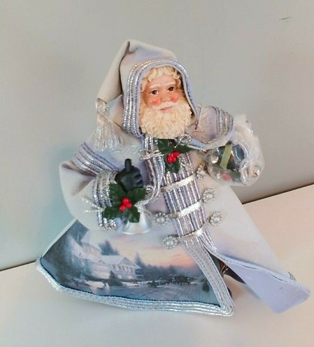 Thomas Kinkade Figur "Family Gathering Santa". 2003. COA Neu