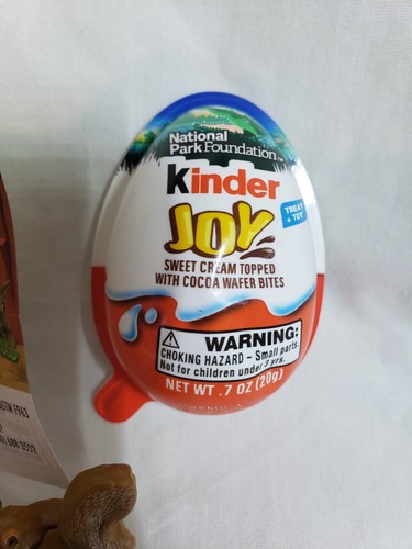 NEW Kinder Joy Red Squirrel Collectible Miniature Figurine Nat Parks Foundation - Picture 3 of 5