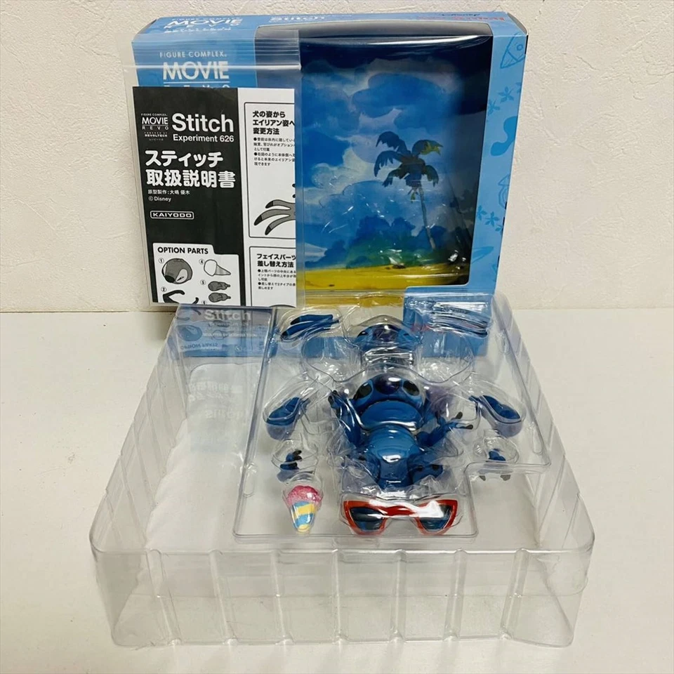 Disney Movie Revo Series No.003 Lilo & Stitch Figure Kaiyodo Revoltech Stitch - Image 2 of 4