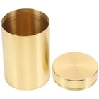 Brass Tea Cereal Can Food Storage Container Leakproof Tin Snack Cereals Canister