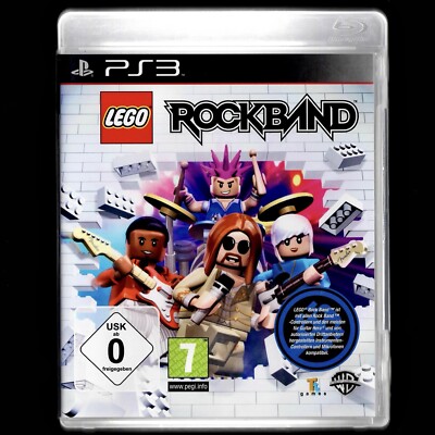 LEGO Rock Band PS3 Spiel Party Rhythmus Musik PlayStation3 Game CIB PAL Top