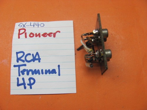 📈PIONEER 4P RCA TERMINAL SX-440 STEREO RECEIVER - Picture 3 of 3
