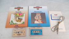 WOW Teddy Ruxpin Books, Cassettes Airship, Take Good Look  Animation Cord VTG