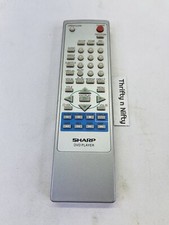 Sharp DVD Video Player Remote Control Model RRMCG1249AJSA Black Tested Works OEM