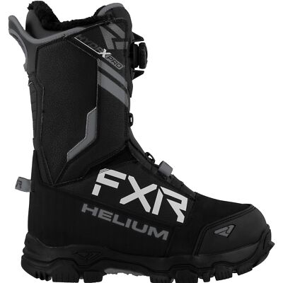 FXR Helium BOA Snowmobile Boots Black Size 9M/ 11W