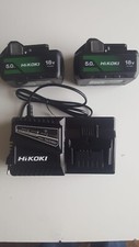 PACK HITACHI HIKOKI 18V 2 BATTERIES BSL1850 5Ah Li-ion + CHARGEUR UC18YFSL