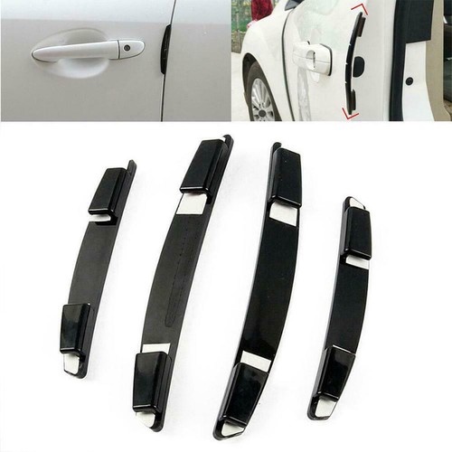 4x Car Door Edge Scratch Anti-collision Protector Guard Strip Accessories Black - Picture 4 of 12