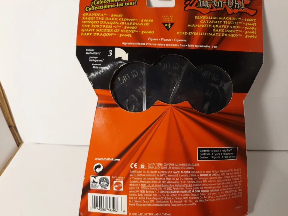 Figura de acción Mattel YuGiOh 2002 serie #1, #2, #2 lote de 9 figuras selladas de 2" Foto 3 de 4