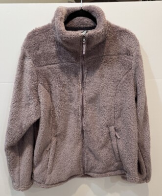Free Country Butter Pile Fleece Jacket Full Zip Dusty Woodrose