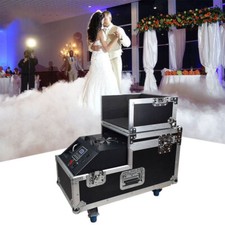 3000W Double Tube Low Lying Water Fog Machine Sinking Smoke DJ Stage Effect DMX