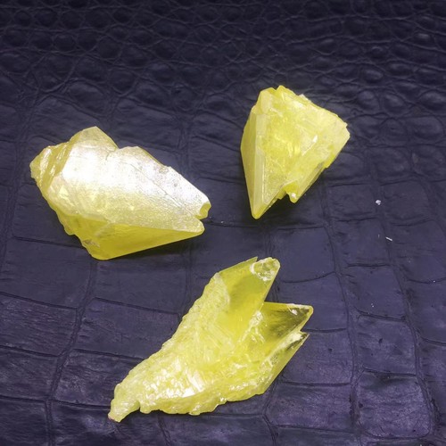 Natural Sulfur Sulphur Quartz Crystal Cluster Specimen Reiki Raw Gemstone 1Pc - Picture 9 of 20