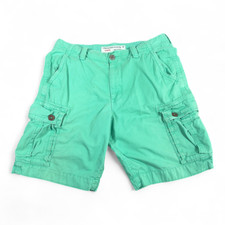 American Eagle Shorts Mens 34 Green Cargo Cotton Outdoor Logo Outfiters Classic