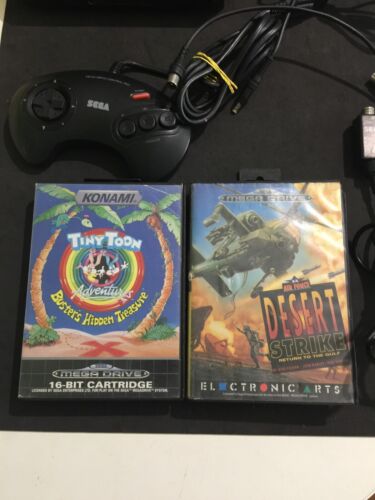CONSOLE SEGA MEGADRIVE 2 MEGA DRIVE 2 PAL USATA COMPLETA CON 2 GIOCHI LEGGI - Imagen 2 de 18