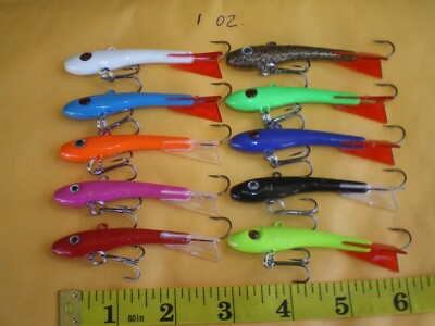 4 PCS Minnow Jigging – Esca Da Pesca 1 Oz – Chartreuse/White – Per Ghiaccio, Mare, Fiume