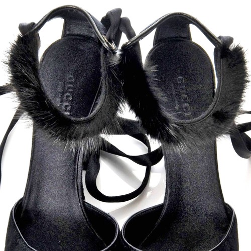 GUCCI ~ Tacones de pony Mink Python 2004 Final de Tom Ford EE. UU.: 8,5; UE: 39*AUTÉNTICOS - Imagen 18 de 23