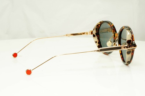 Authentic Dior Womens Sunglasses Round Umbrage Havana Brown Gold Mirror 0X3TN - Picture 5 of 12