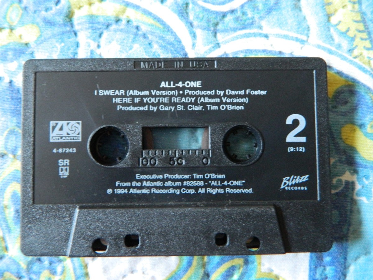 I Swear Single by All-4-One Cassette Apr-1994 Atlantic Recording
