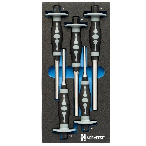 NORMFEST GMBH Normfest Splinttreiber-Satz – 5-teilig für präzises Entfernen von Splinten