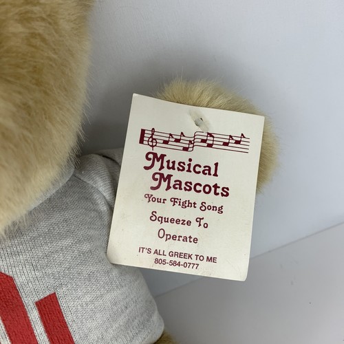 OU Oklahoma Sooners musikalische Maskottchen Teddybär hellbraun 12 Zoll Stofftier Plüsch KEIN TON - Bild 4 von 9