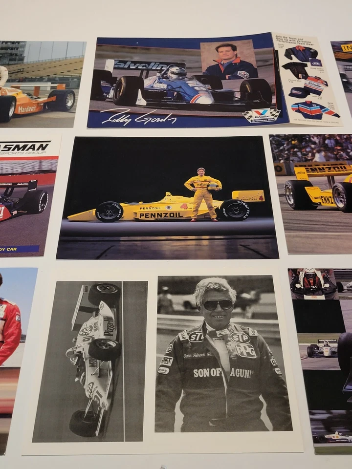 Vintage 1980s-1990s Different STP Racing Team Indy 500 Postcard Handout Lot #2 - Image 3 of 4