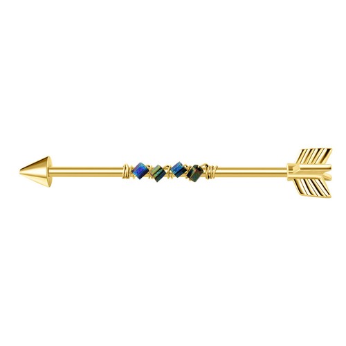 1PC 14G Multistyle Industrial Barbell Stainless Steel Cartilage Earring Piercing - Picture 68 of 90