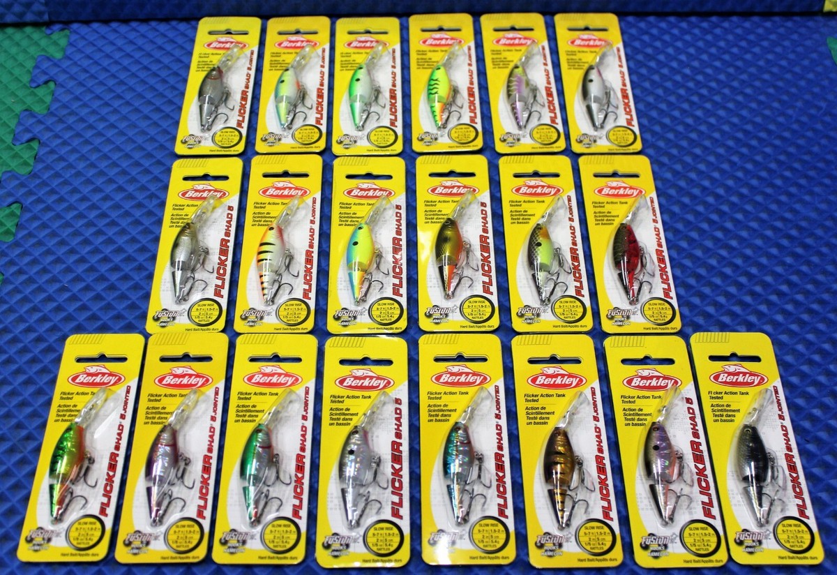 Berkley Flicker Shad 5 Jointed Slow Rise 5'-7' Size 5 FFSH5J