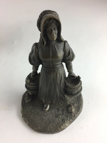 Figurina Franklin Mint The Homesteader 1974 peltro da collezione ~ con certificato di autenticità - Foto 2 di 5