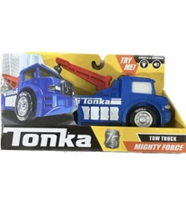 Tonka Mighty Force 7" Long Blue Tow Truck with Lights and Sounds - Brand New