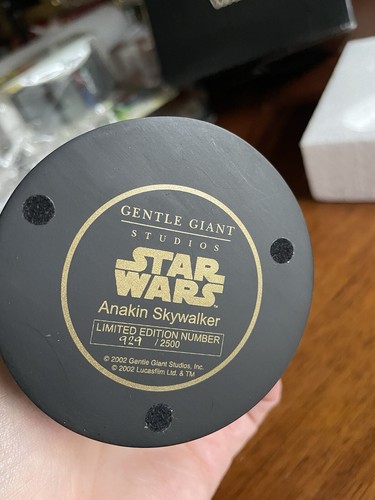 Star Wars Gentle Giant Anakin Skywalker Ltd Edition Bust 929 / 2500 Year 2002 - Picture 7 of 12