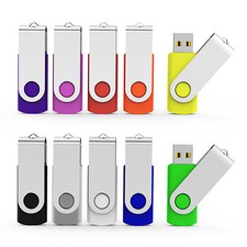 2GB 8GB 16GB 32GB 64GB 10PCS USB 2.0 Flash Drive Pen Thumb Drive Memory Sticks