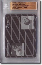 Gaby Hernandez * Cameron MAYBIN * Rookie Printing Press Plate BGS 1/1