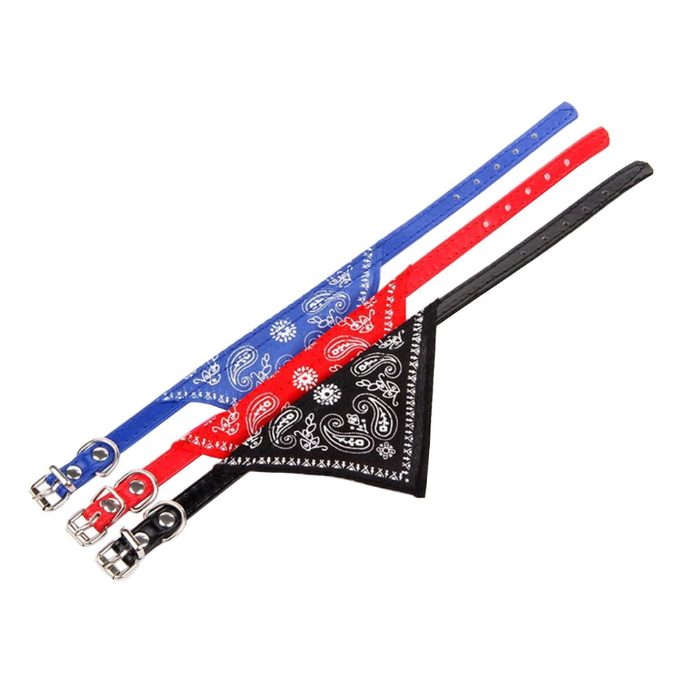 6er Set Hunde-Bandanas Tie-Dye Regenbogen – Verstellbare Dreieckstücher Aus Polyester, Waschbar