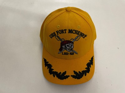 USS FORT MCHENRY LSD 43 FPTT The Corps US Yellow Baseball Cap One Size