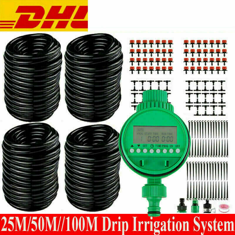 Garten Bewässerungssystem 25100m Schlauch Automatisch Bewässerung