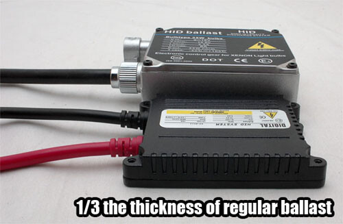H10/9140/9145/9040 3000K YELLOW AC SLIM BALLAST XENON HID FOG DRIVING LIGHTS KIT - Foto 5 di 6