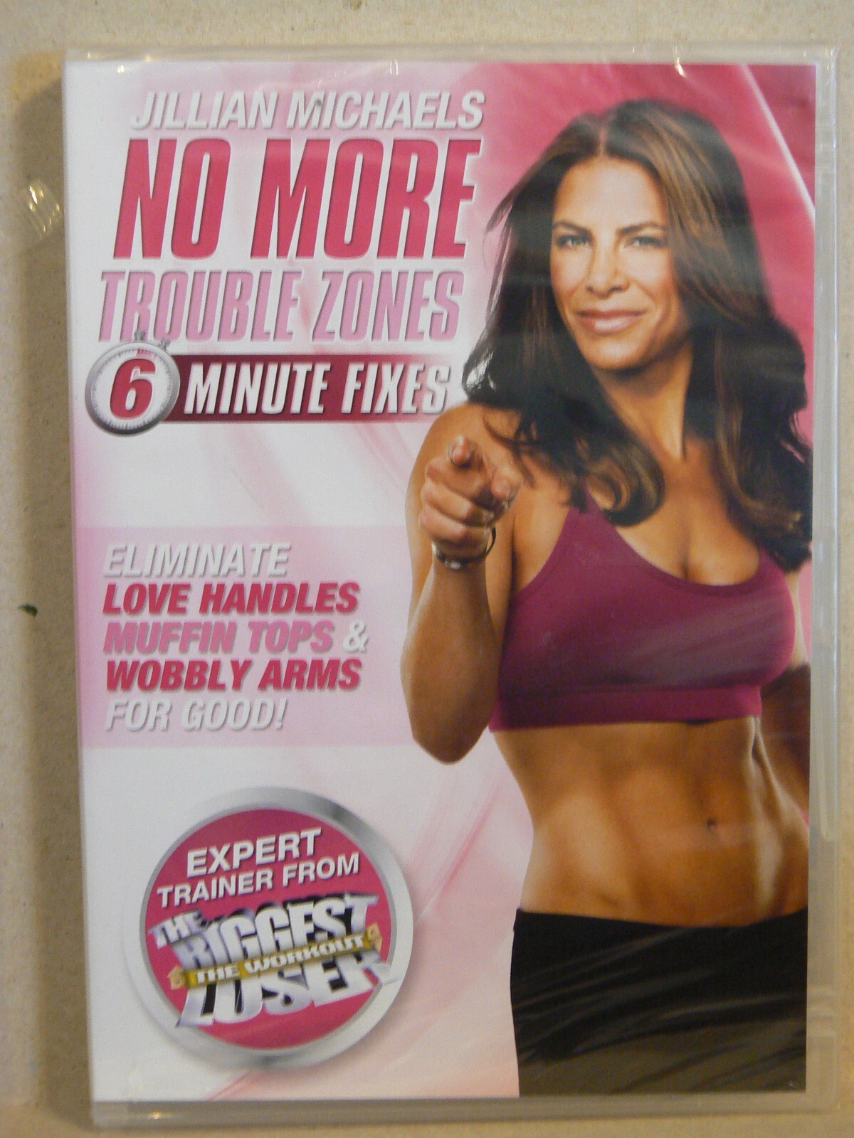 Jillian Michaels: No More Trouble Zones (new and sealed DVD, 2008)