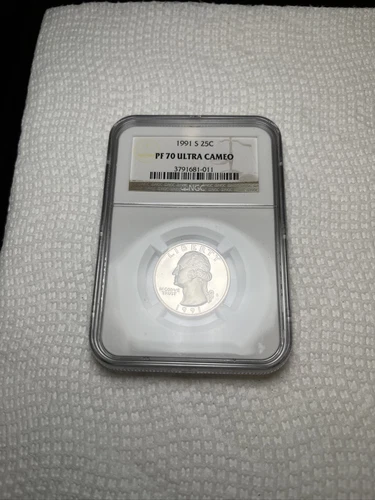 1991 S Washington Quarter PF70 Ultra Cameo NGC Certified