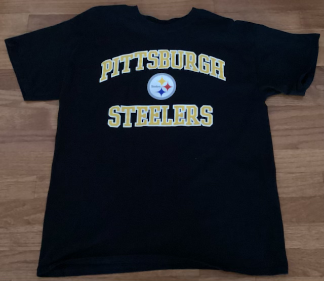 VINTAGE PITTSBURGH STEELERS Large Majestic Short Sleeve T-shirt