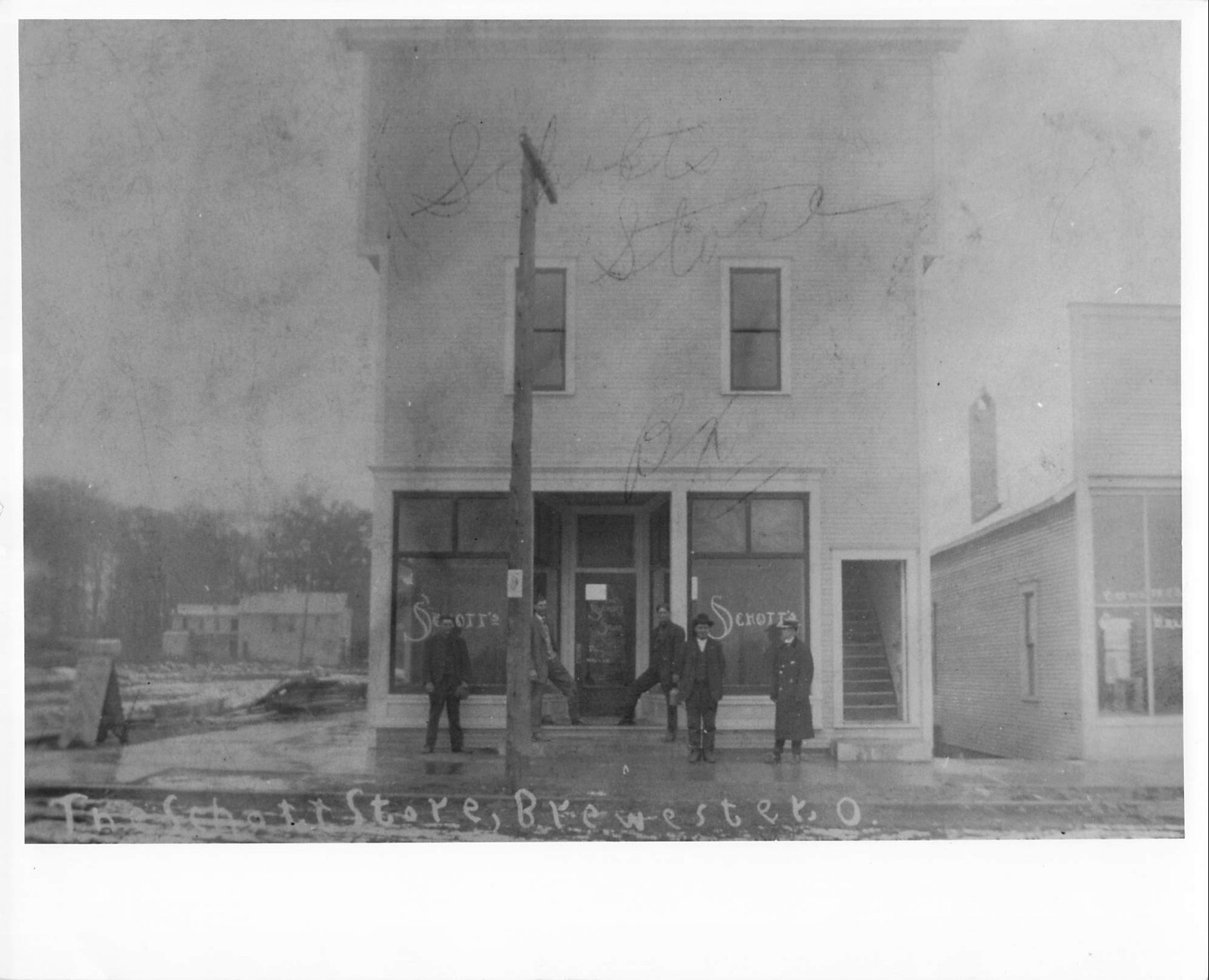 Vintage Photo Schotts General Store Early 1900's Brewster, Ohio eBay