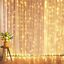 thumbnail 12  - 300 LED Curtain Fairy Lights USB String Indoor Outdoor Hanging Wall Lights Party