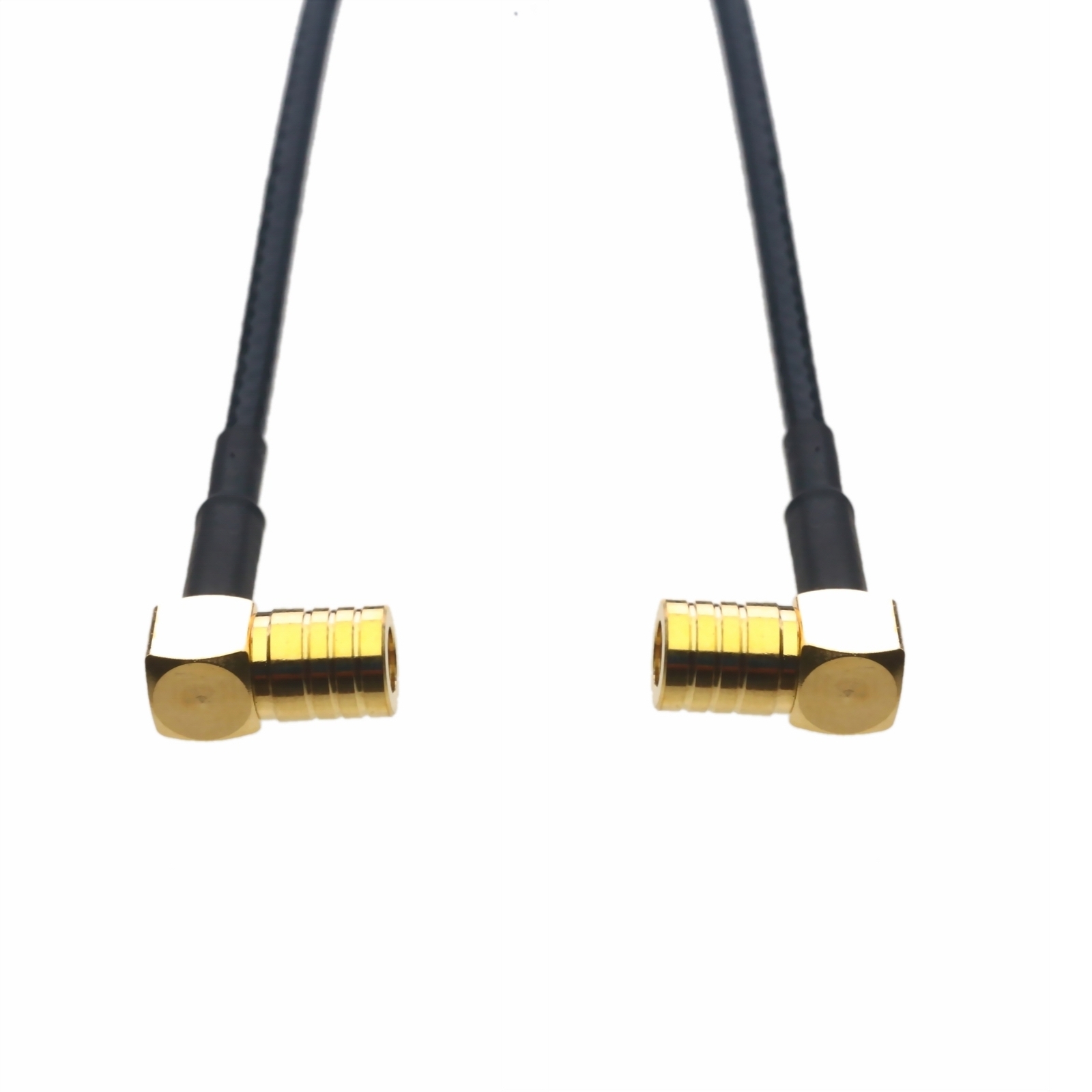 RF Cable Double SMB female jack elbow to RA RG316 6